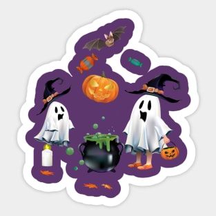 Halloween Story Design Sticker